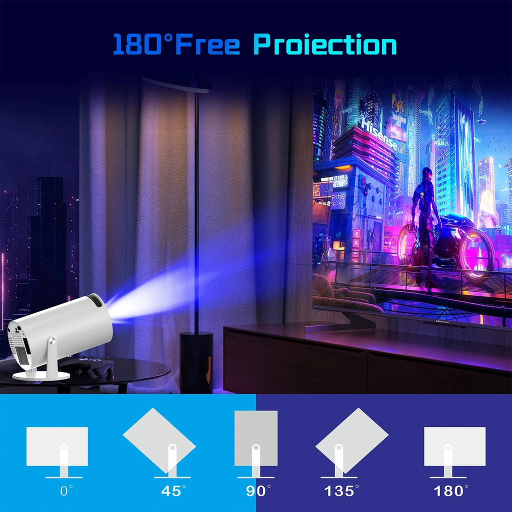 HY300A Mini Proyector Inteligente Android WiFi 1080P
