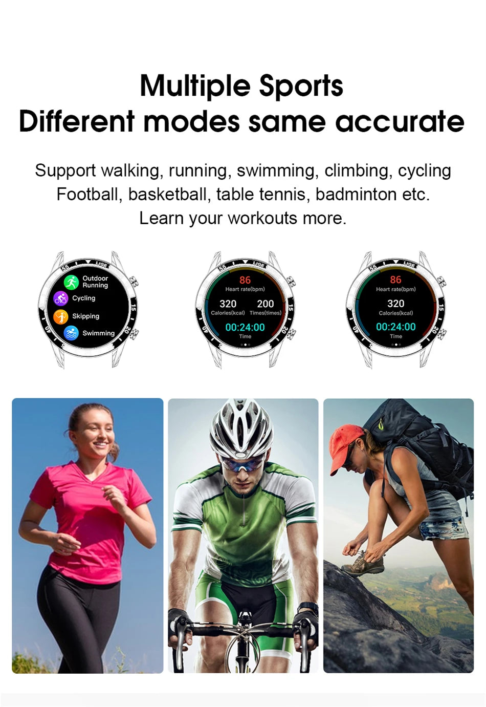 Smartwatch LIGE de lujo para hombre con llamadas Bluetooth y monitor de salud