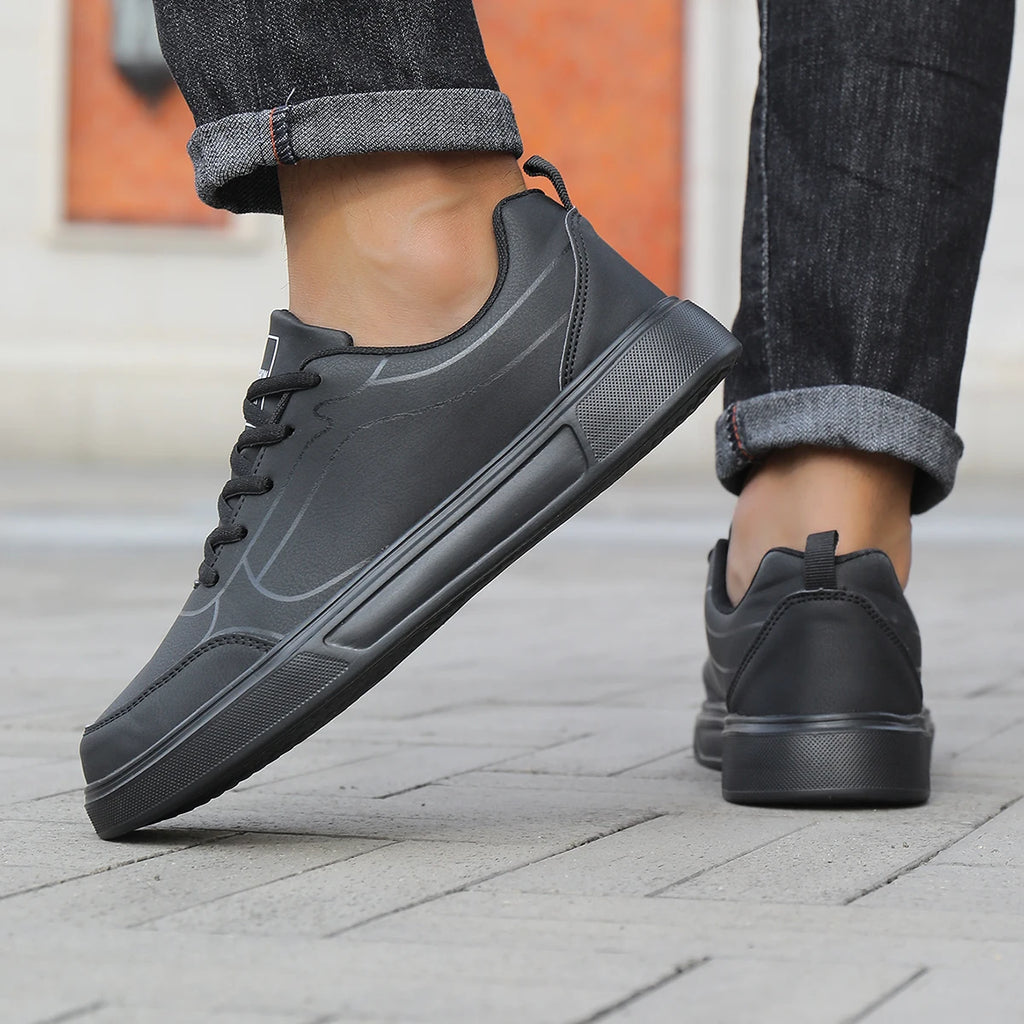 Zapatos ligeros para correr para hombre, zapatillas informales cálidas para invierno, cómodos zapatos deportivos impermeables para hombre, zapatos para caminar con cordones