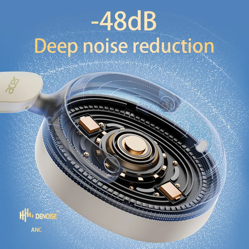 Acer OHR516 Auriculares ANC Bluetooth 5.4 LDAC