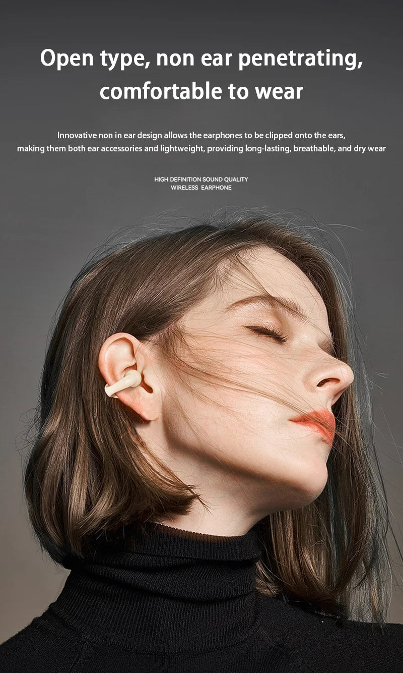 Auriculares de Conducción Ósea TWS Bluetooth 5.3