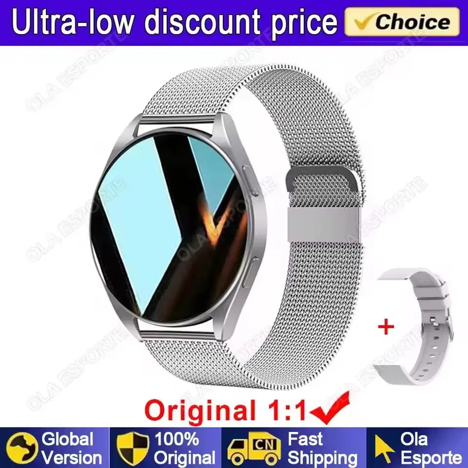 Smartwatch con Llamadas Bluetooth, Monitor de Salud y Deportes