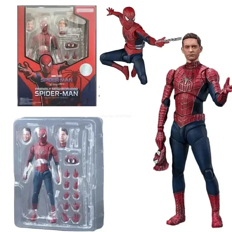 Figura de Spiderman 3 Tobey Maguire Spider-Man: No Way Home, figuras de acción de Anime, estatua de Pvc, modelo de colección, juguetes, muñeca
