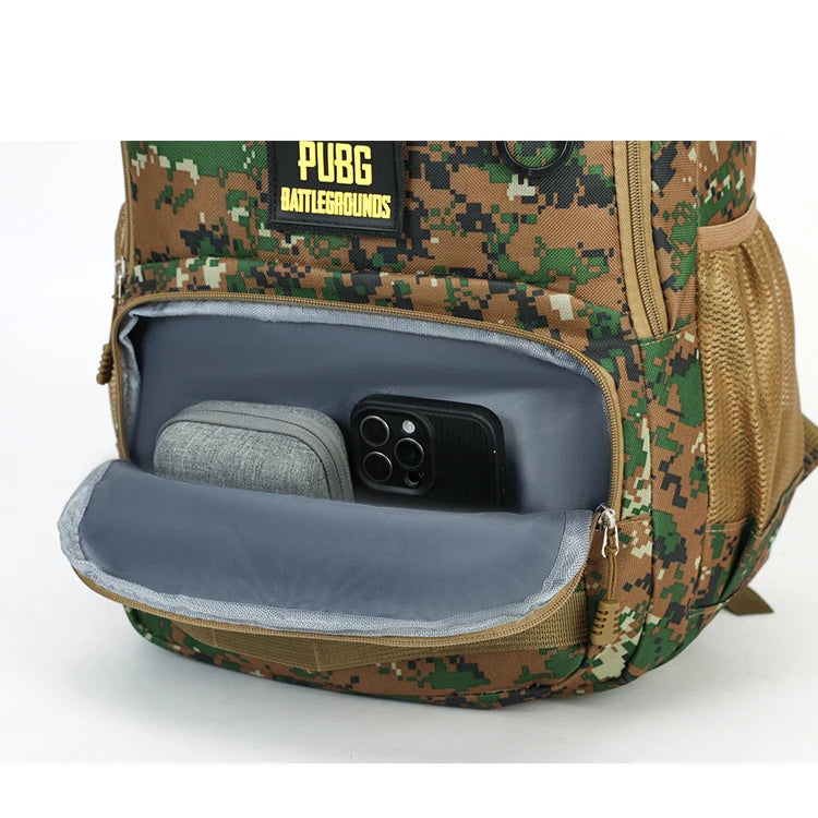 Mochila camuflaje de gran capacidad: cierre con cremallera, senderismo, viajes, mochila para aventuras al aire libre