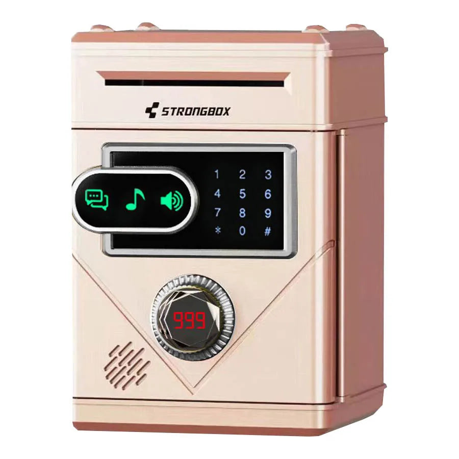 Hucha Electrónica con Pantalla Táctil y Contraseña para Niños