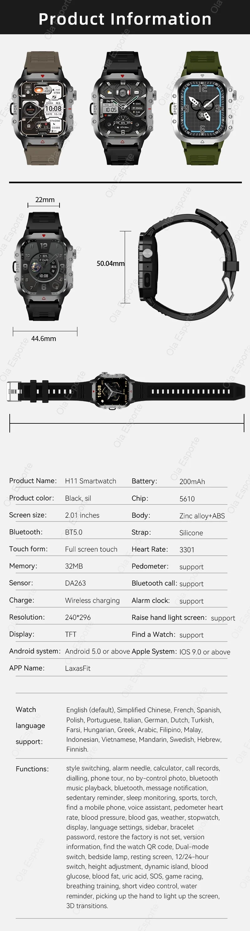 Reloj Inteligente Militar 2026 para Hombre, IP67 3ATM, GPS para Exteriores, Monitor de Actividad Física y Salud, Pantalla de 1.44 Pulgadas, Llamadas Bluetooth