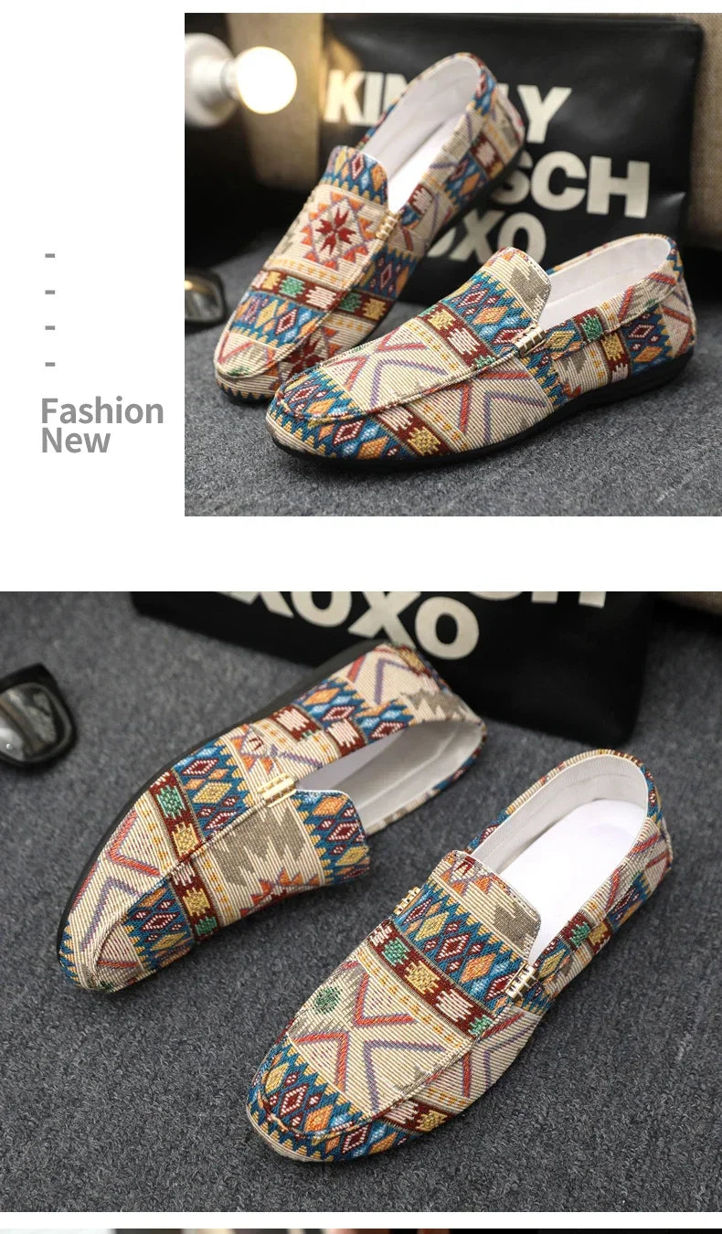 Zapatos informales de verano para hombre, mocasines transpirables para hombre, zapatos perezosos, zapatillas cómodas para caminar, zapatos planos antideslizantes para conducir