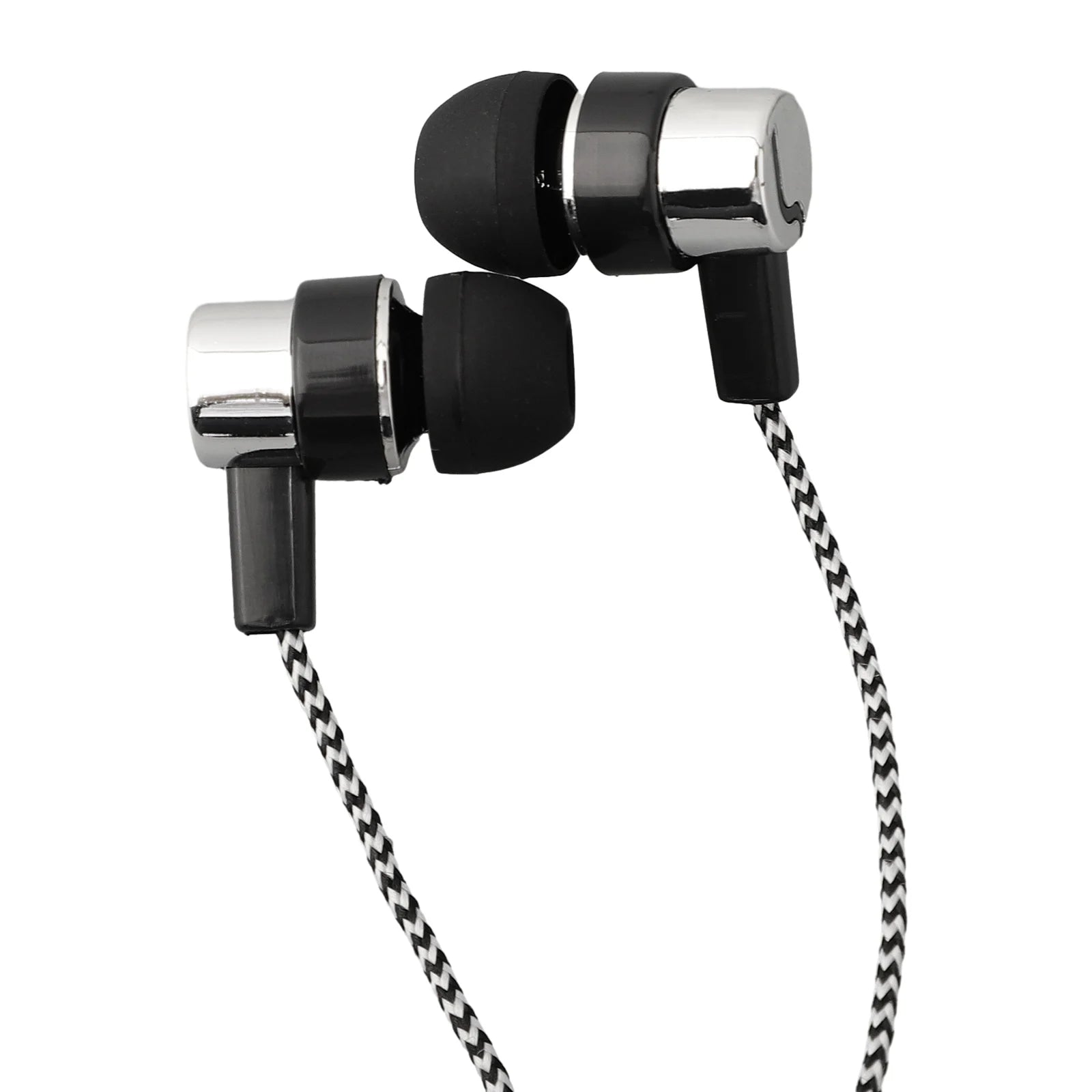 Experimente graves potentes con auriculares internos con cable, auriculares estéreo de 3,5 mm para dispositivos móviles, diseño con aislamiento de ruido