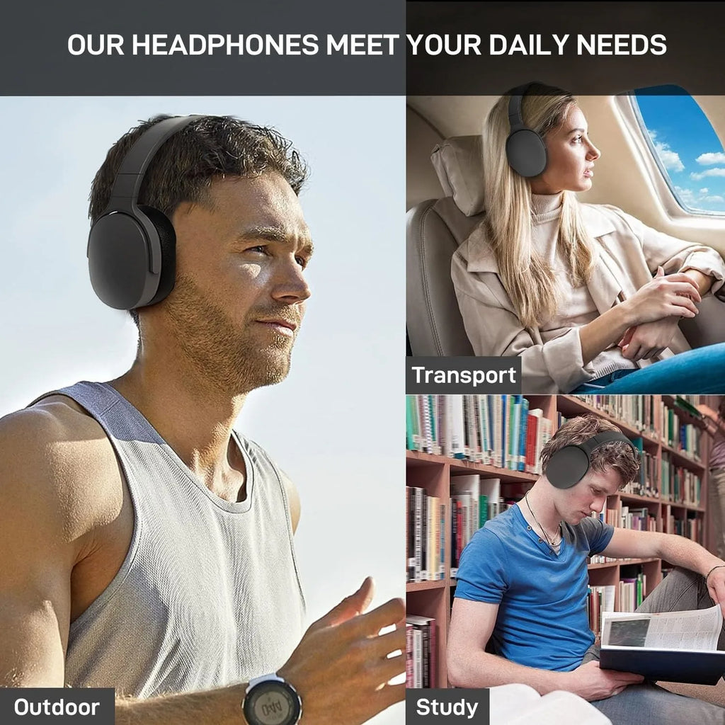 Auriculares Bluetooth Envolvente 9D Deportivos TF/AUX