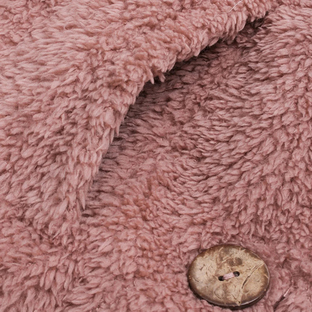 Otoño Invierno mujer abrigo cálido oso de peluche abrigo chaqueta de lana mujer abrigo de felpa chaqueta con capucha abrigos de mujer chaqueta de Color sólido