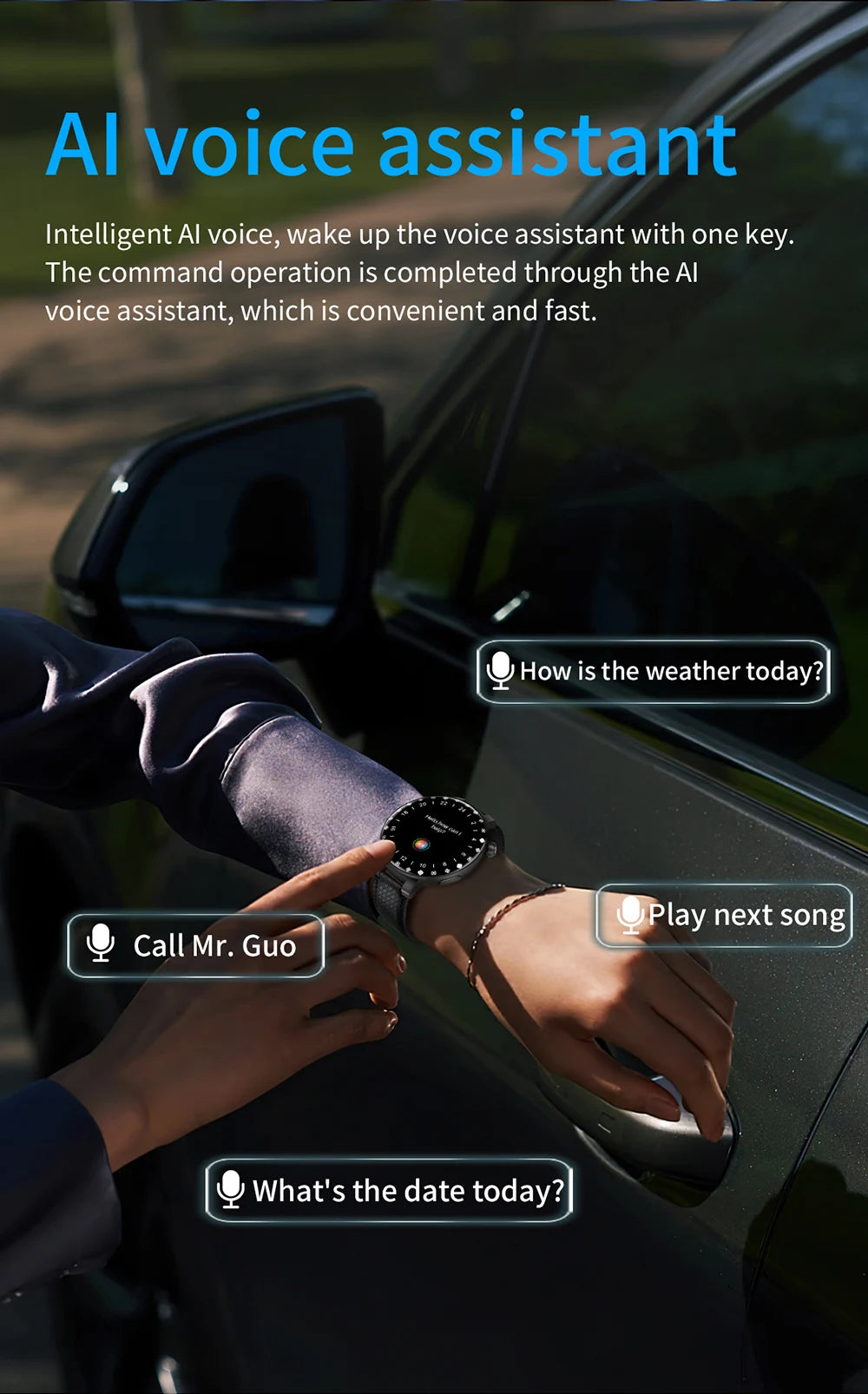 KUMI GT6 Pro Reloj Inteligente AMOLED NFC
