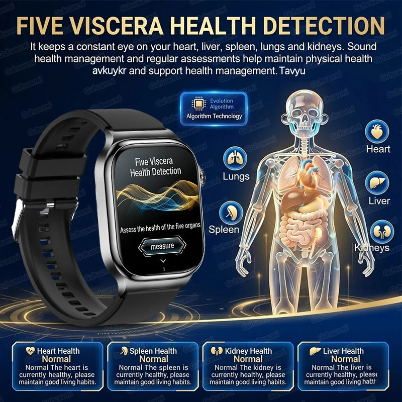 Reloj Inteligente ECG Mujer Bluetooth Voz AI