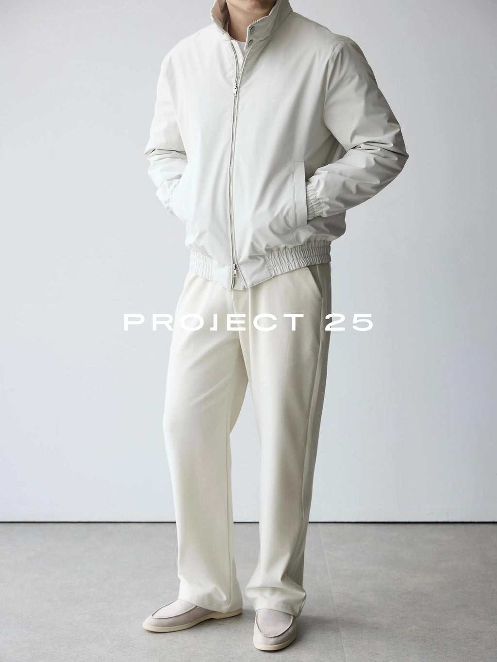 Chaqueta Acolchada con Cuello Alto para Hombre | Cortavientos Impermeable