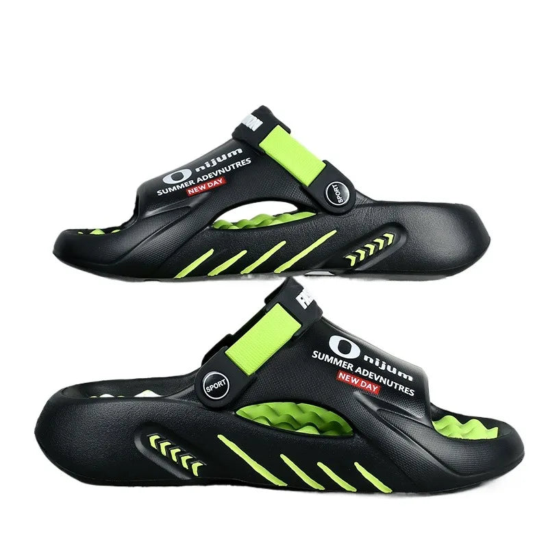 Sandalias slide para hombre en EVA antideslizante para playa e interior