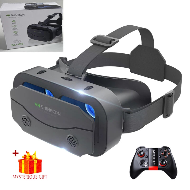 Gafas de realidad Virtual 3D VR, dispositivos de auriculares, lentes de casco, gafas inteligentes para teléfonos inteligentes, teléfono móvil, juego de visor Viar