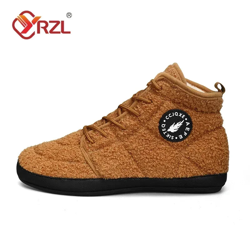 Zapatillas de Invierno YRZL para Hombre con Felpa Cálida