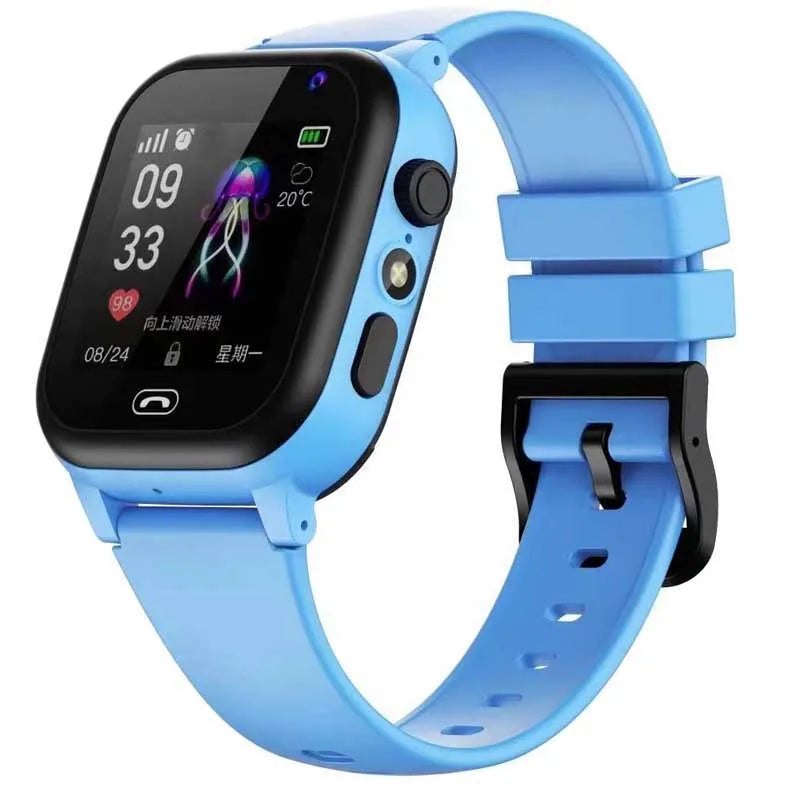 Reloj inteligente para niños, tarjeta Sim 4g, rastreador SOS, llamada, teléfono, cámara, Chat de voz, foto, reloj inteligente para niños, cámara, regalos de cumpleaños para niños y niñas