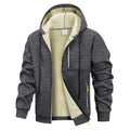 Chaqueta de Invierno con Forro Sherpa y Capucha para Hombre
