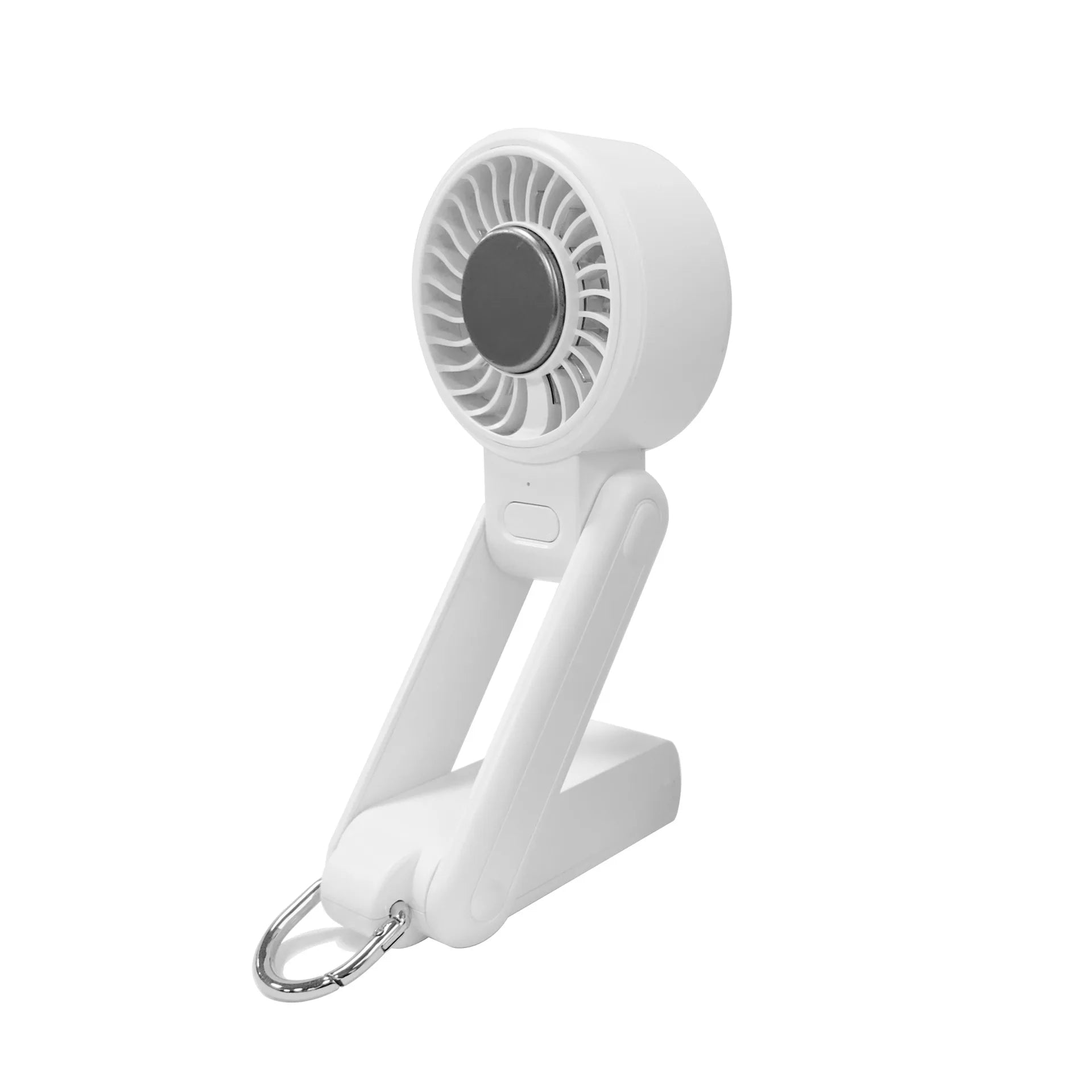 Ventilador de Mano Portátil con Enfriamiento por Hielo, 4 Velocidades, Recargable, Ligero, para Verano, Camping y Actividades al Aire Libre