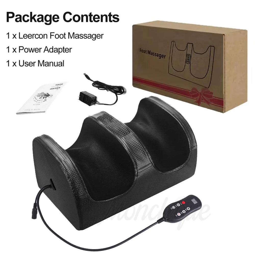 Máquina masajeadora de pies con calefacción eléctrica, amasadora de pies, compresa caliente, vibración, masaje de piernas y pies, regalo de Navidad para el hogar, Día de San Valentín