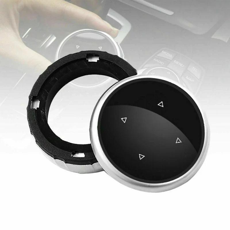 Cubiertas para Botones de Control Multimedia con Perilla Grande para BMW Serie 1 2 3 4 5 6 7 X1 X5 X6 F20 F30 F10 F07 E60 E90 E70 IDrive