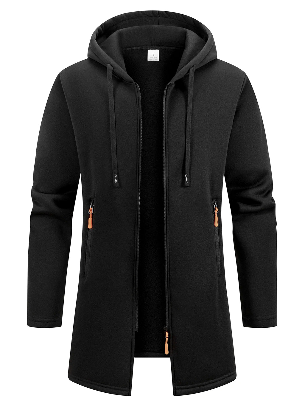 Chaqueta con Capucha y Cremallera para Hombre – Abrigo Polar