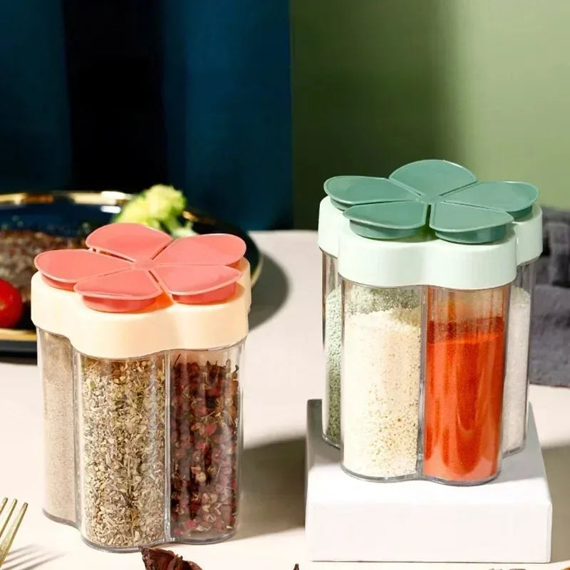 Tarro de condimentos, contenedor de plástico, botella de condimentos, organizador de especias, contenedores de condimentos para acampar al aire libre, juegos de utensilios de cocina, 1 Uds.