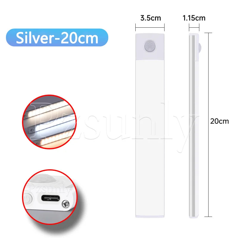 Barra de Luz LED con Sensor de Movimiento USB