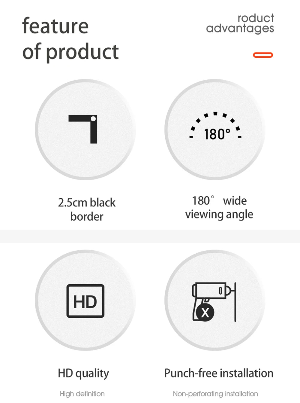 Pantalla de proyección para pared, plegable y fácil de limpiar, 60-150 pulgadas