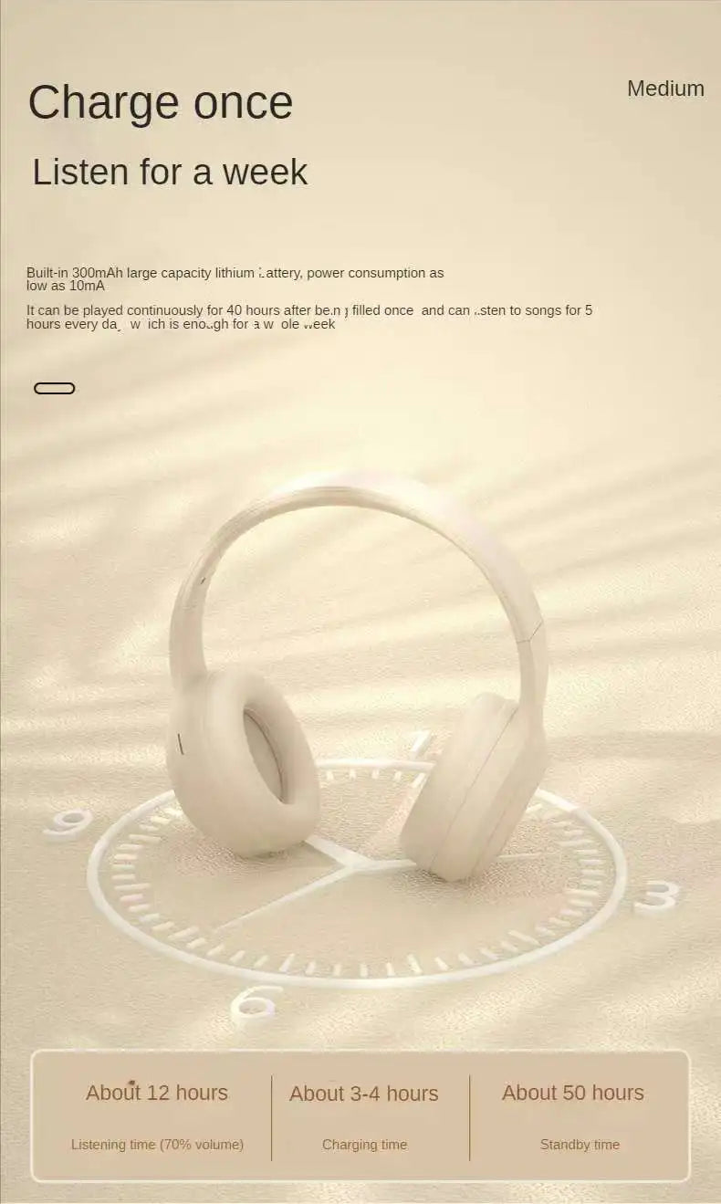 Auriculares Bluetooth 5.3 Sonido Envolvente 9D