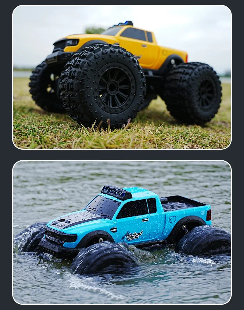 Auto RC Anfibio JJRC C8816 4WD Todoterreno con Luces LED 1:16
