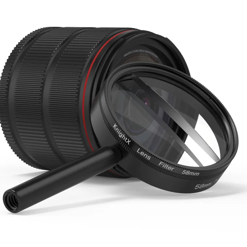 Kit de Lentes y Filtros para Smartphone KnightX 58mm