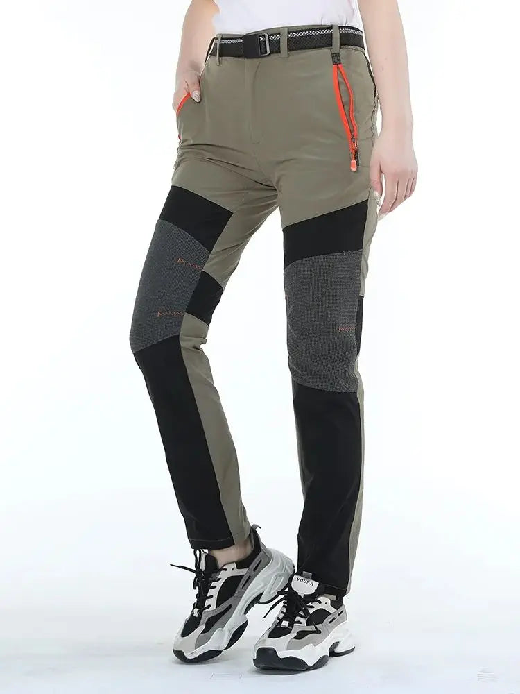 Pantalones de Senderismo Impermeables Ripstop para Mujer