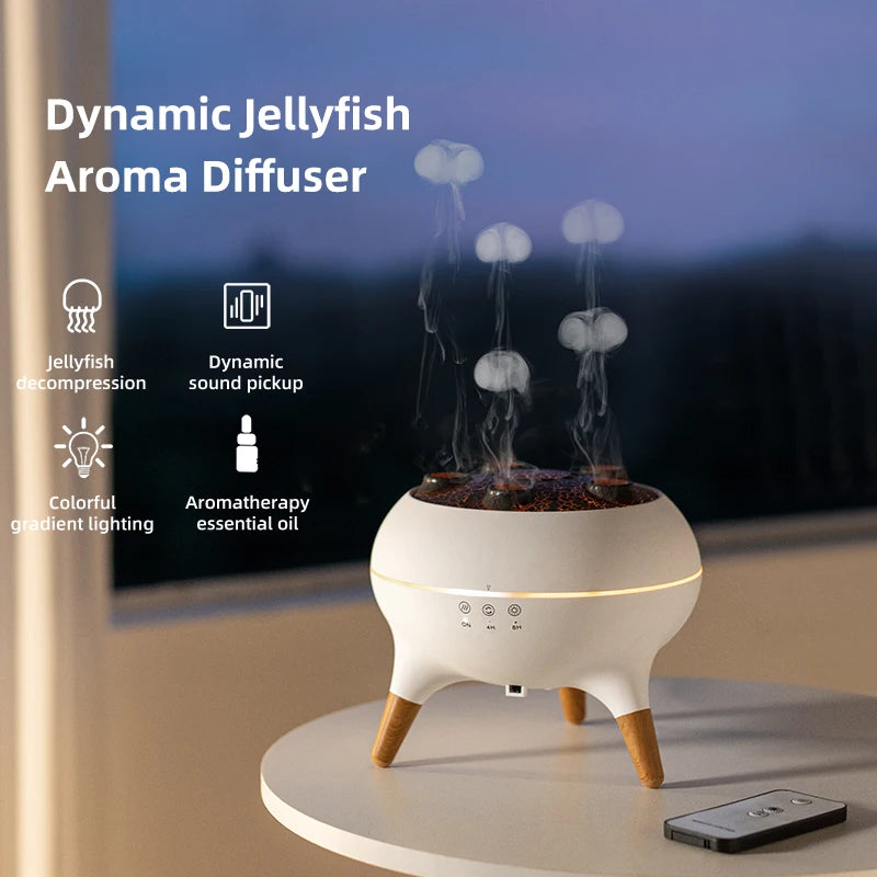 Humidificador Medusas Luces Degradadas Difusor