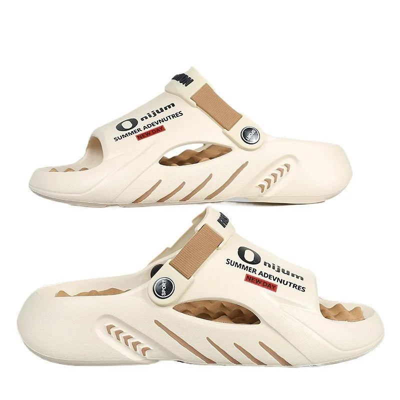 Sandalias slide para hombre en EVA antideslizante para playa e interior