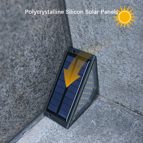 8 Luces LED Solares para Escaleras Exteriores Impermeables