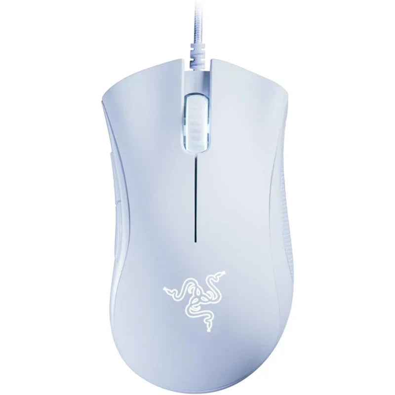 Razer DeathAdder Essential Ratón para juegos con cable / Ratones con cable 6400DPI 5 botones independientes para computadora portátil y PC Gamer