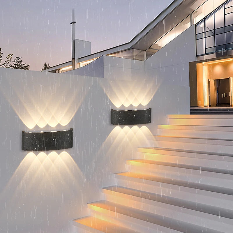 Led Wall Lamp Lámpara led de pared para exteriores, aplique pared, candelabros impermeables, luz led pared, AC85-265V para decoración interior del hogar, lampara pared dormitorio, sala de estar