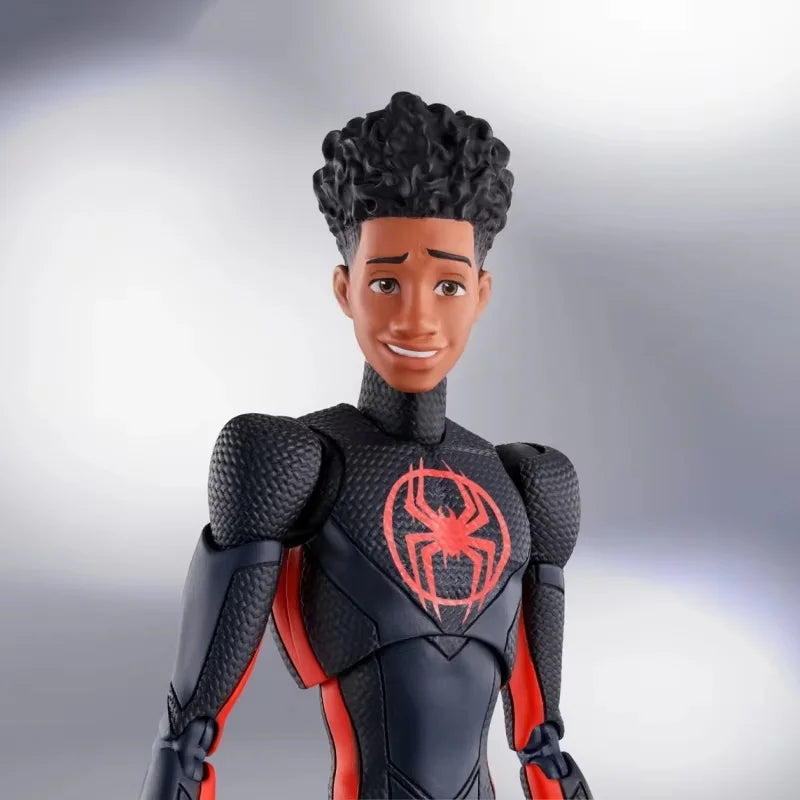 Figuras de Acción de 15 cm SHF Spider-Man Figuarts Miles Morales Gwen, Figura de Spider-Woman, Figura de Spiderman, Muñeco de PVC, Regalo
