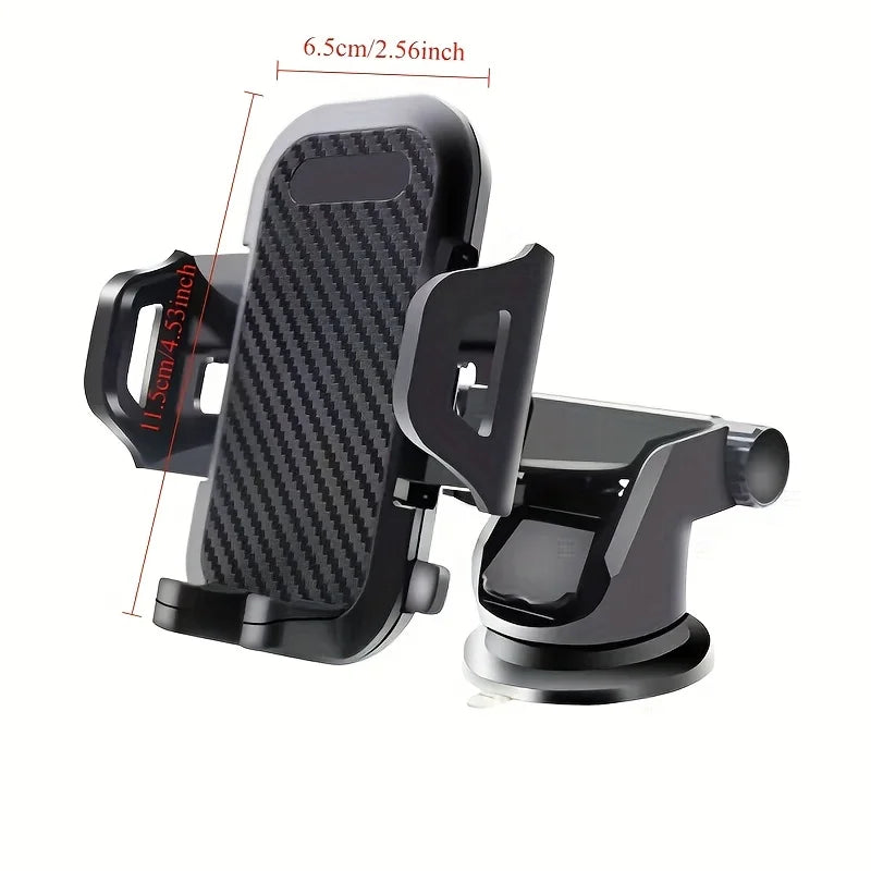 Soporte para teléfono con ventosa para coche, soporte con ventosa para teléfono inteligente, soporte para móvil en coche para iPhone, Xiaomi, Huawei y Samsung