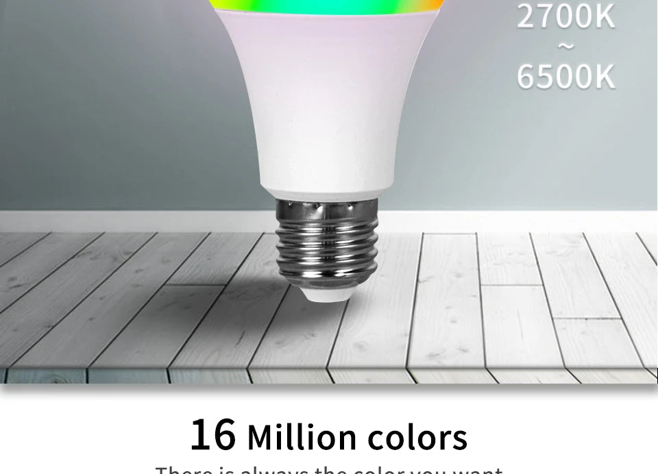 Bombilla LED Inteligente RGB Tuya con Control Bluetooth