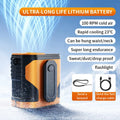 Ventilador portátil para colgar en la cintura, ventilador portátil con clip para la cintura para sitio de construcción al aire libre, luz nocturna para enfriar, Mini ventilador USB para colgar en el cuello
