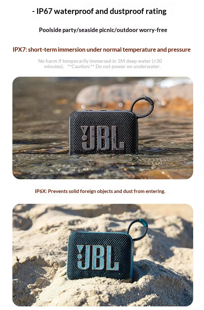 Parlante Bluetooth JBL Go 4 Portátil Impermeable