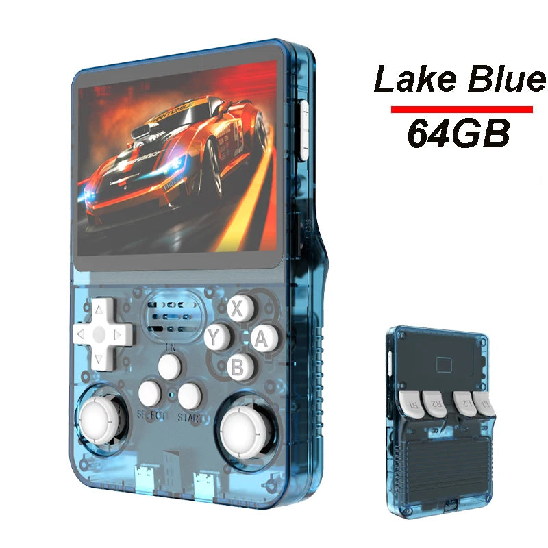 Consola de Juegos Retro Arkos R36S, Pantalla 3.5 Pulgadas, 64GB o 128GB