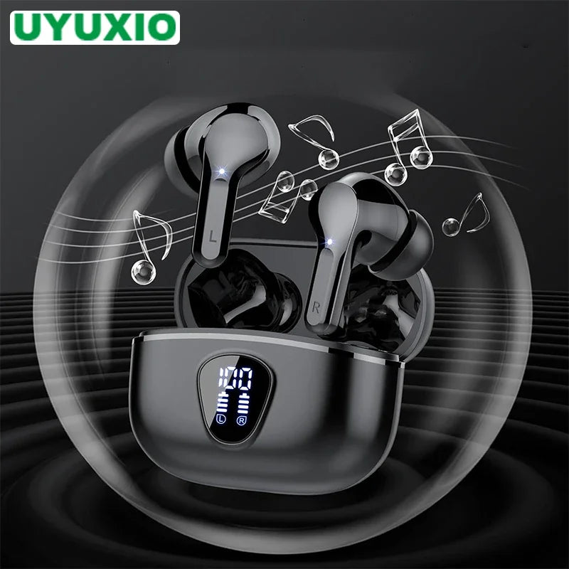 Auriculares Inalámbricos Bluetooth 5.3 ANC HiFi 48H Pantalla LED