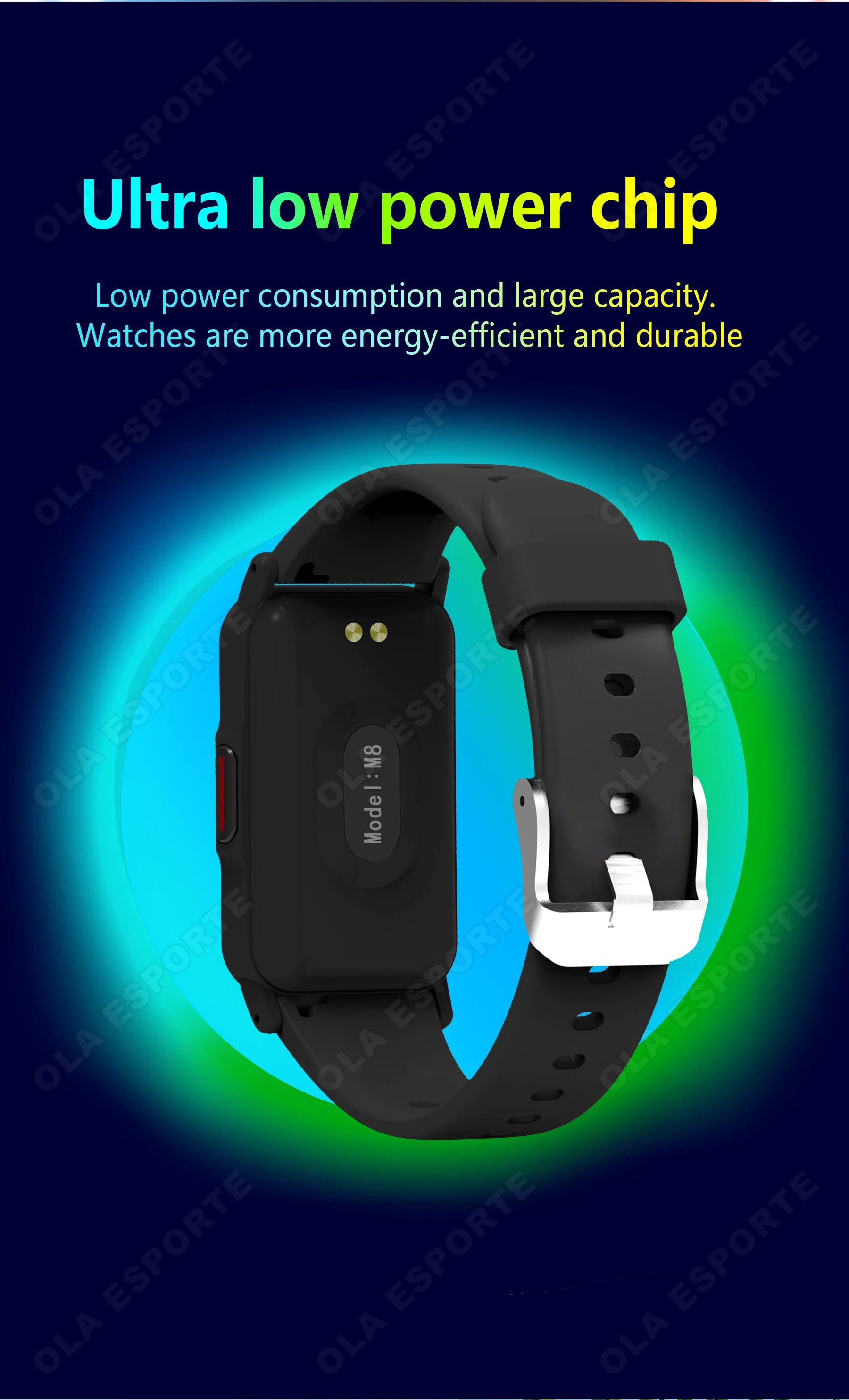 Reloj Inteligente Monitor Cardíaco IP68 Deportes