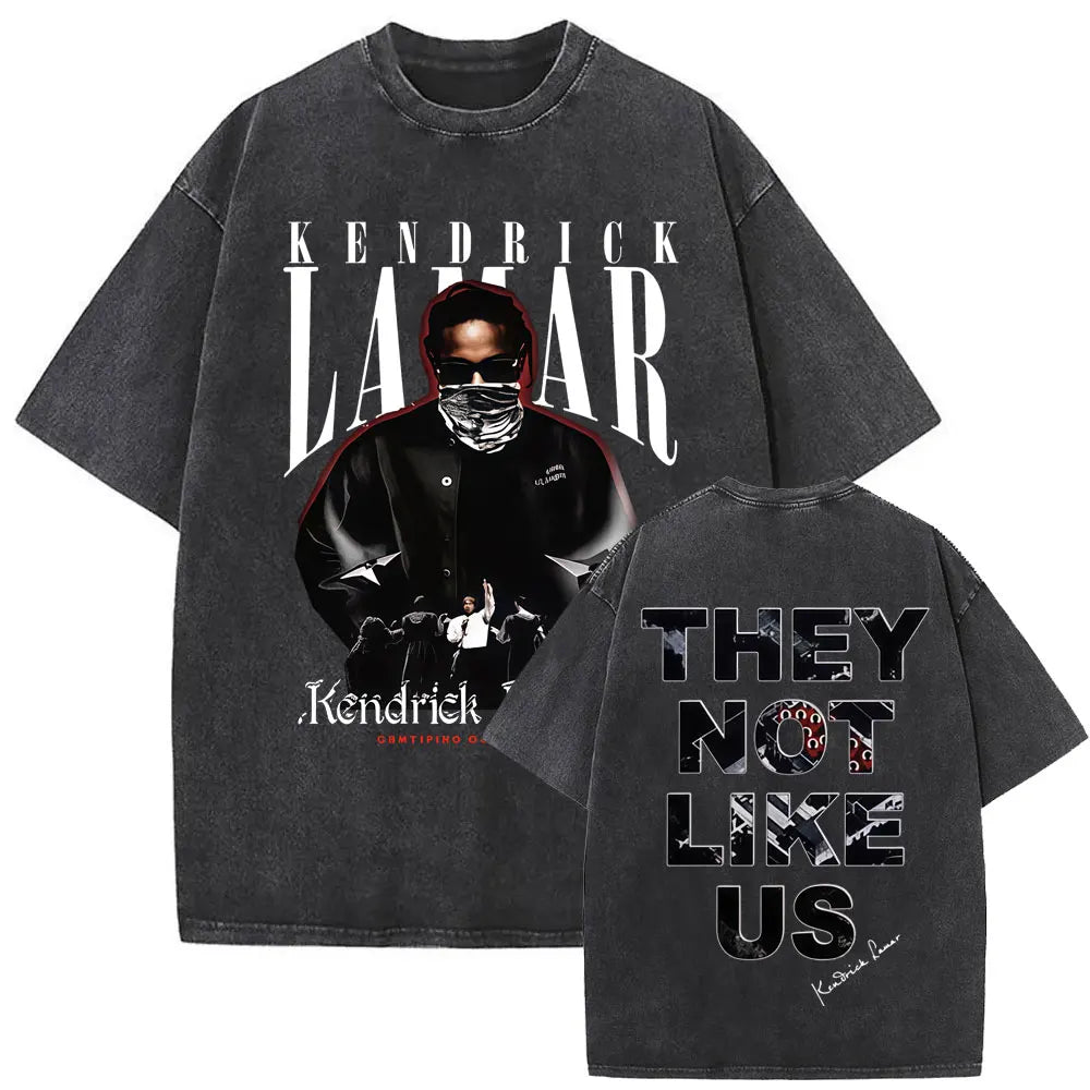 Camiseta Vintage Kendrick Lamar, Hip Hop Oversize, Unisex