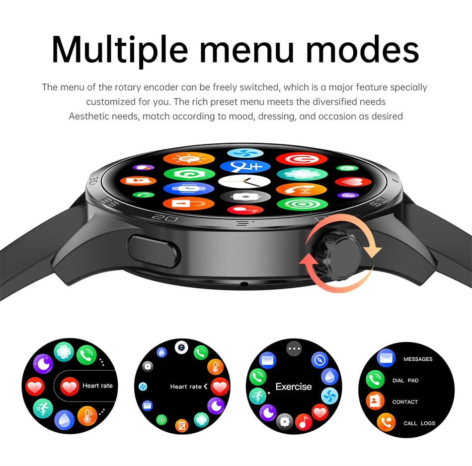Reloj Inteligente 5 Pro con AMOLED, GPS, NFC, Brújula y Llamadas Bluetooth