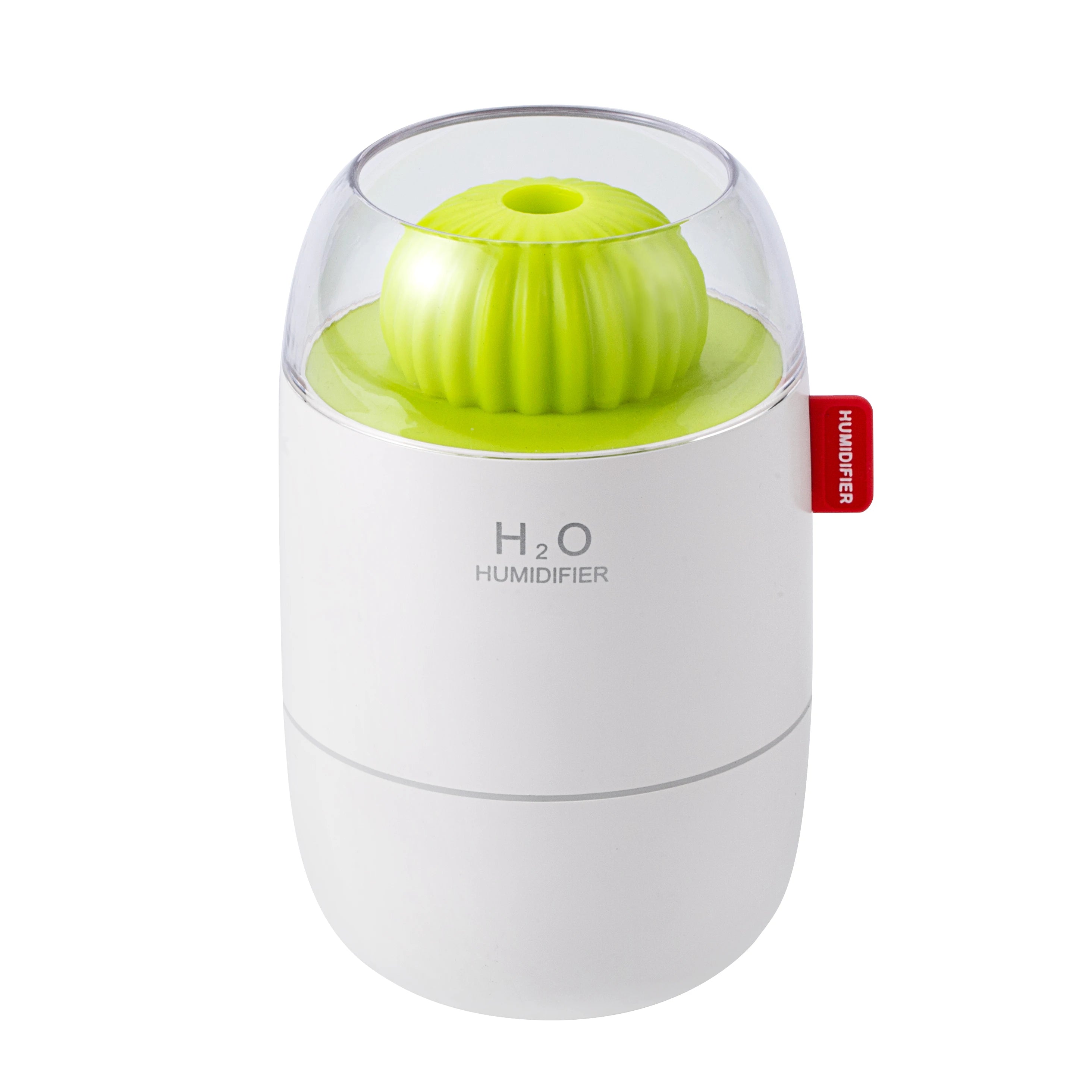 Humidificador de Cactus, luz nocturna de ambiente, modo de pulverización de dos engranajes, humidificación silenciosa aplicable a dormitorio, oficina, sala de estar