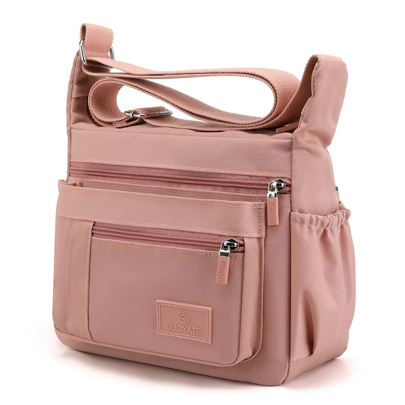 Bolso cruzado para mujer, bandolera ajustable, ligero y multifuncional, bolso de un solo hombro, adecuado para diferentes s